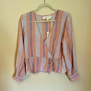 Saltwater Luxe Bell Sleeved Blouse Size S